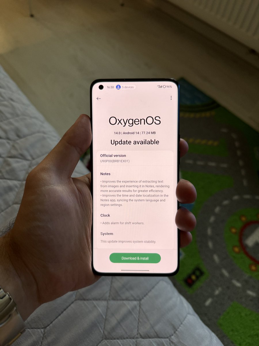 Liandrium's tweet image. OnePlus 9 Pro still going strong!
#oneplus #oneplus9pro #systemupdate