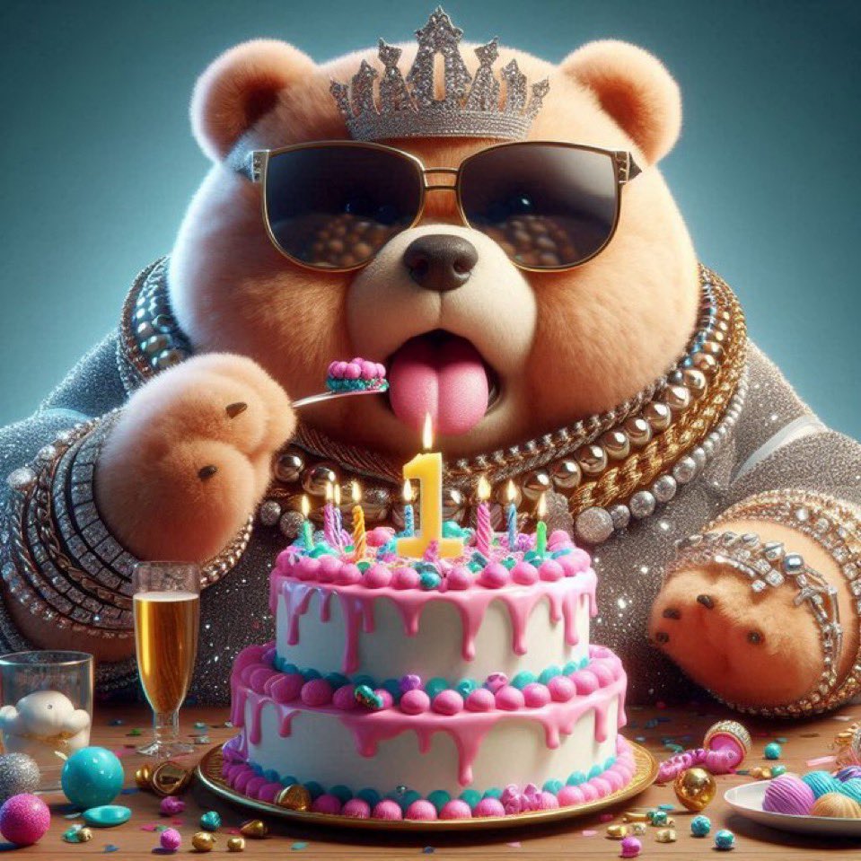 Congrats, you have an opportunity to get $PLS at the lows again, you aren’t getting that chance with

THE #1 MEMECOIN ON #Pulsechain 

Not many memecoins last 6 days let alone 1 year.

#teddybear