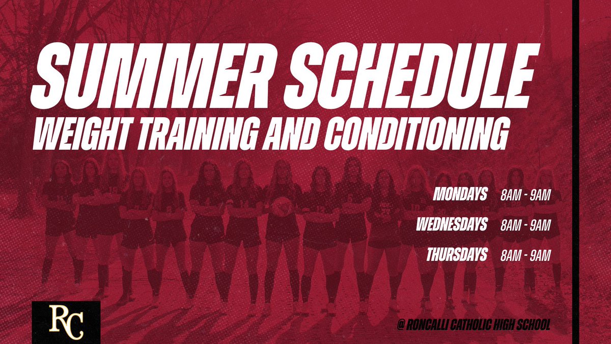 Summer workouts for all new and returning players starts tomorrow morning! Check the schedule below. Let’s get to work! 💪🏼😤⚽️

#RollPride #ATC #TA1