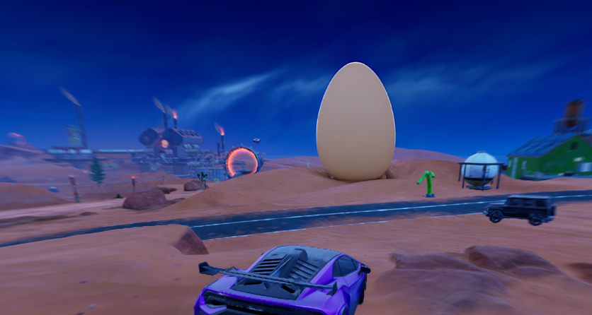 LeakLakeLeaks's tweet photo. A big egg has landed on the island! What do you think Epic Games has planned for this big egg?

#Fortnite #FortniteChapter5 #FortniteNews #FortniteLeaks #Leaklakeleaks #FortniteBR https://t.co/LYIcf8RVjX