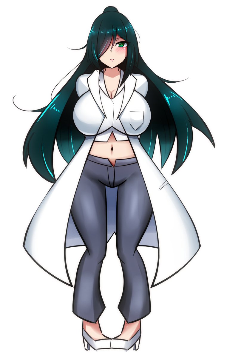 うちの新創作の人物『八雲ミカゲ』をデザインしました。
主人公たちをサポートする博士ポジションの26歳のお姉さんです。
メガネの要望は多かったので最後まで迷ったんですが、やっぱり裸眼で… 