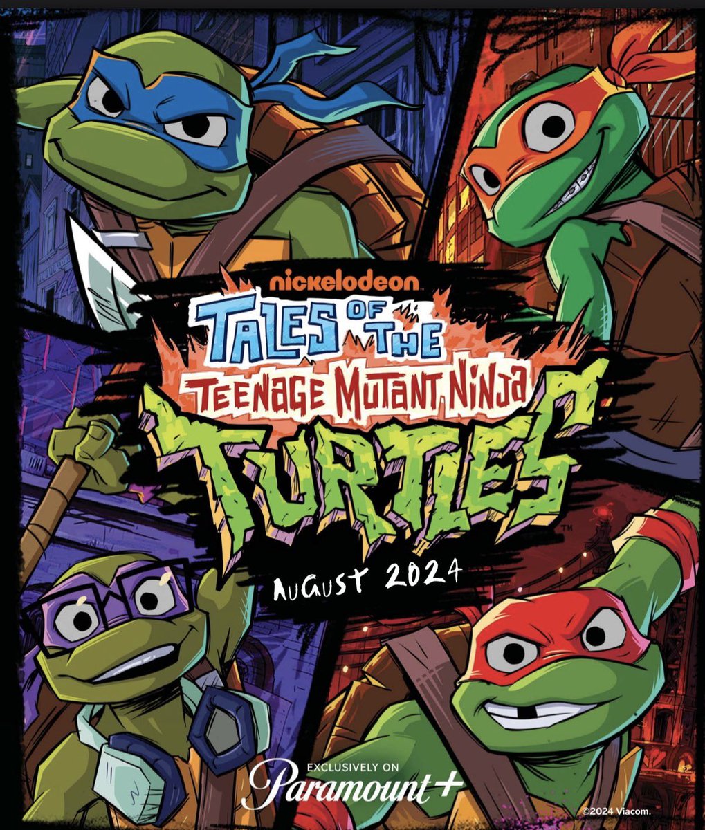 Tales of The Teenage Mutant Ninja Turtles (new tv series) release month revealed 📺 Coming August 2024 (via Licensing Global Magazine)