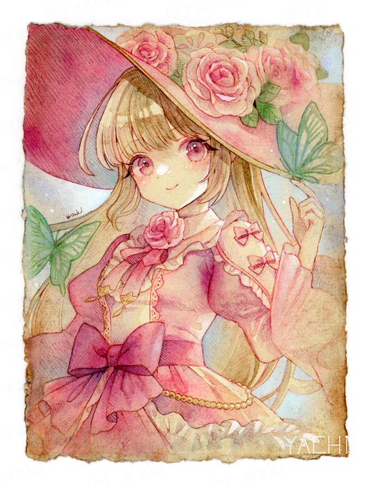 「blonde hair puffy sleeves」 illustration images(Latest)