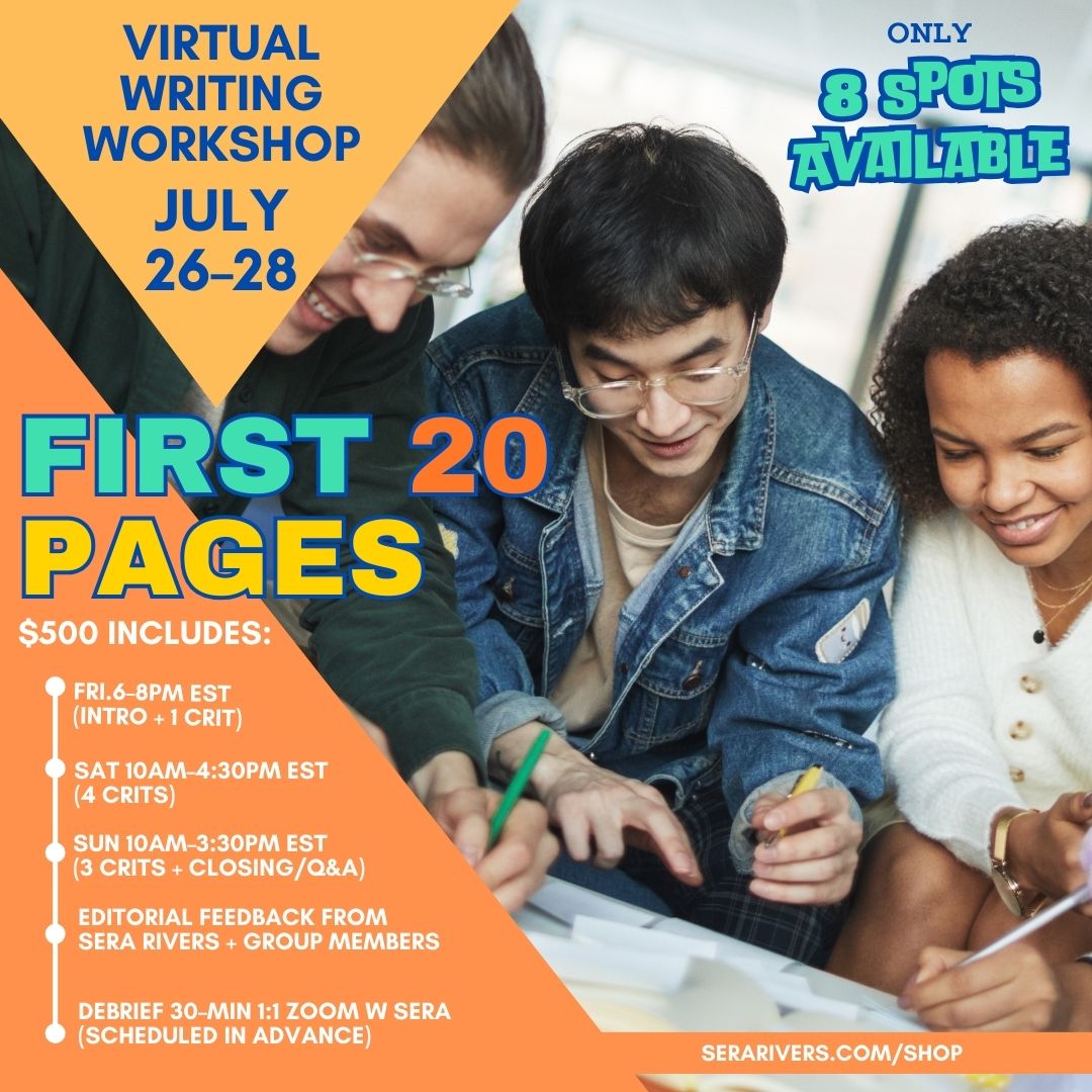 writeloudly's tweet photo. Celebrating my BIRTHDAY Week by discounting my upcoming 3–day virtual event from $500 to $265! Join me July 26–28 to workshop 20 #firstpages of your #novel. Sale Price thru June 9! Only 8 spots available! Register here: https://t.co/nQzRM8mHgG #writingworkshop #writingretreat https://t.co/NpOUAiSES1