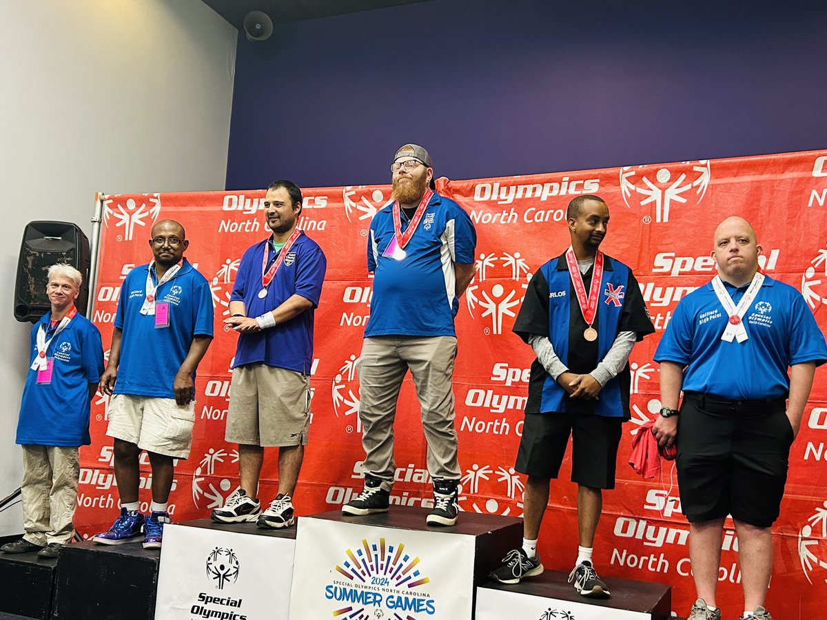 SONorthCarolina's tweet photo. Congratulations to all of the medalists for the morning round of singles and ramp bowling!! #SONCSG 

@BuffaloeLanes Cary https://t.co/LcO6hl0eKf