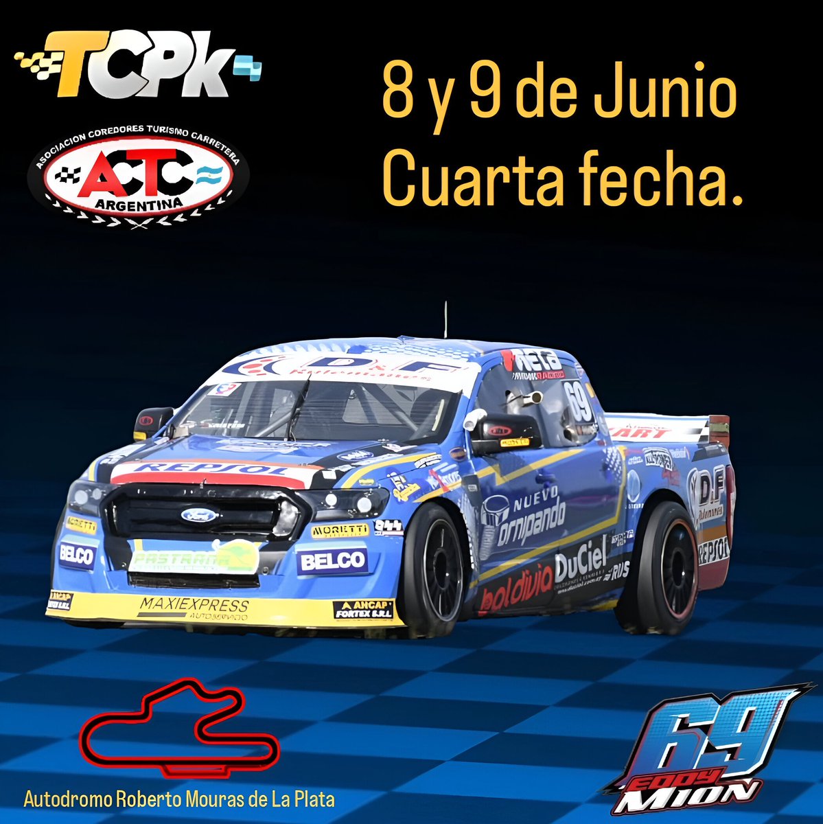 #SemanaDeCarrera 🏁 #TCPickup #69 🇺🇾

Luego de faltar una fecha volvemos a la carta fecha del año, vamos con la caja nueva luego de la rotura de la carrera anterior y como siempre dar todo para ir para adelante 💪 💪 

📍 Autódromo Roberto Mouras de la Plata 🇦🇷