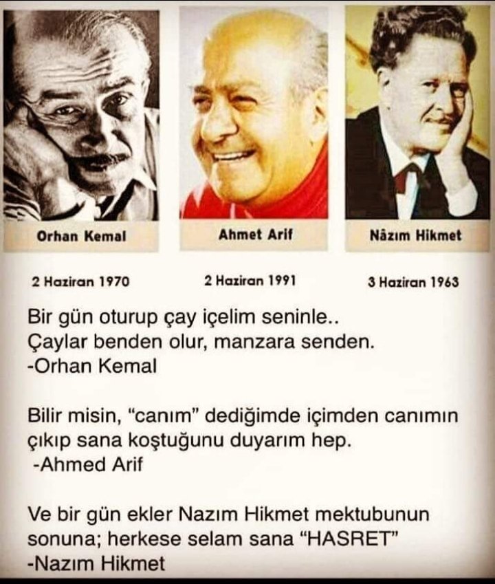 İyiki geçtiniz bu dünyadan... #hazirandaölmekzor