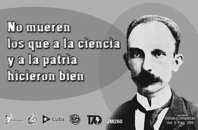 Un día como hoy
en 1882, #JoséMartí publicó en La Opinión Nacional de Caracas, un significativo trabajo en el q resaltó la trascendencia d algunos logros científicos y la labor realizada x varios hombres d ciencia entre ellos Charles Darwin.
#VisiónMartiana
#CubaCoopera