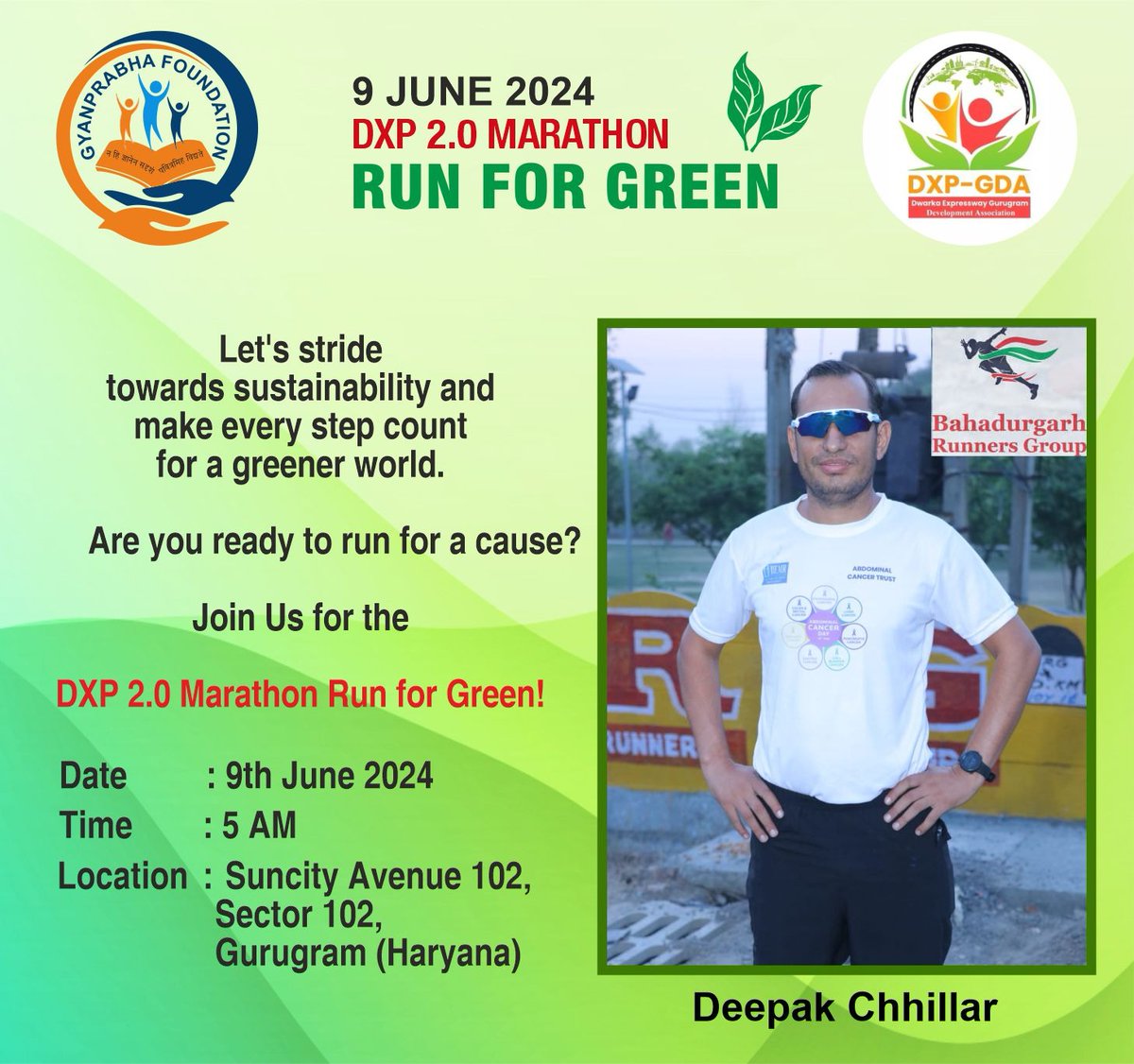 gyanprabha_01's tweet photo. Only few days left !!
Lace Up and Register Now !
Registration Link Below👇🏻
https://t.co/vEK2arpoa9
#RunForGreen #environmentday2024 #marathon #gyanprabhafoundation https://t.co/LhrFfGsXgs