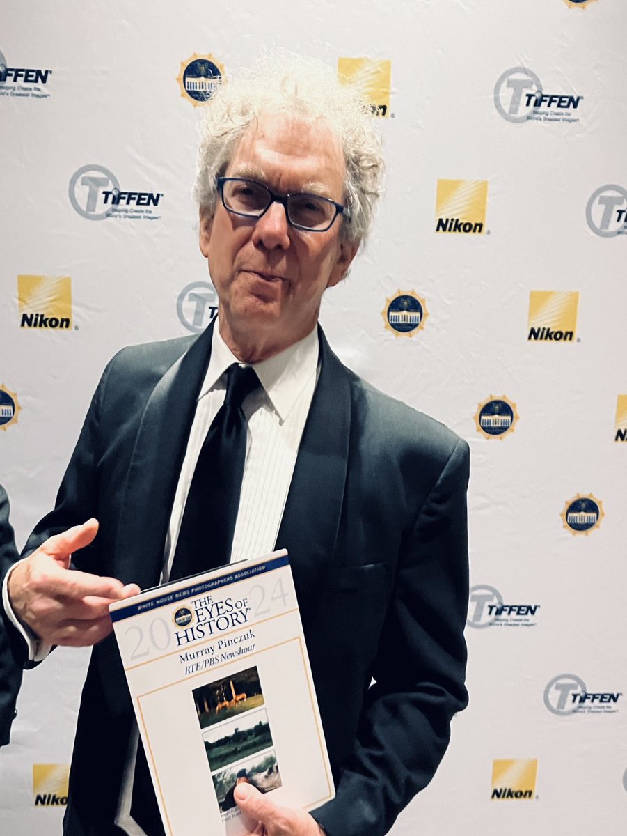 Congratulations to ⁦<a href="/rtenews/">RTÉ News</a>⁩ Washington cameraman Murray Pinczuk, a winner at the White House News Photographers Association annual “Eyes of History” awards last night…