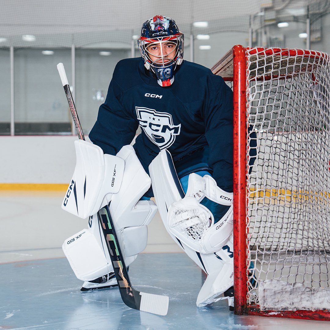 The new CCM Axis XF Pro pads are crafted with butterfly and stance biomechanics at the forefront, engineered to amplify your performance while maintaining the balance, stability, and on-ice seal you need to hone your craft.

Available NOW 🥅