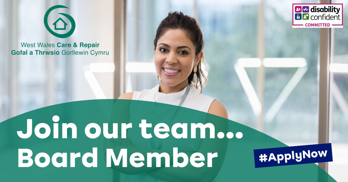 Join our Board and help shape the future of West Wales Care and Repair!

If you possess expertise in business development and strive for exceptional customer service, you could be a valuable addition to our team!

Apply here: atebgroup.co.uk/about-us/worki…

#recruitment
#weareateb
