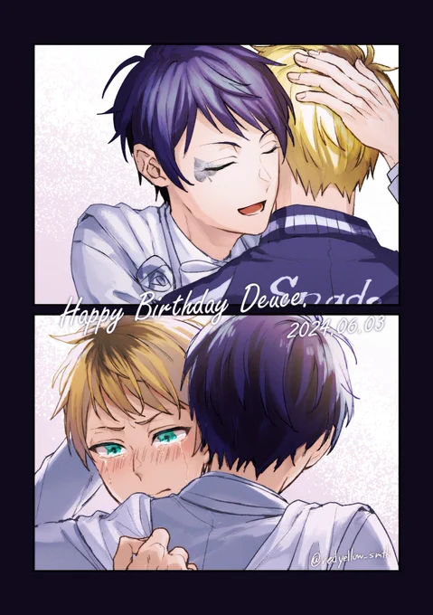 「"俺"の願いは、"僕"が叶えてやる」

#twstファンアート 
#デュース・スペード誕生祭2024
#デュース・スペード生誕祭2024 