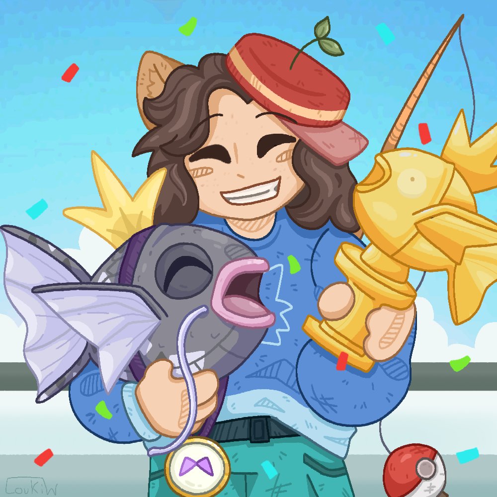 LoukiWild's tweet photo. I drew this to celebrate finally finishing Magikark Jump after 2 years (I played it for the first time in 2018), this game has a special place in my heart :')💛
#pokemon #magikarp #magicarpe @PokemonFR @Pokemon https://t.co/Z5Uuke1zxf