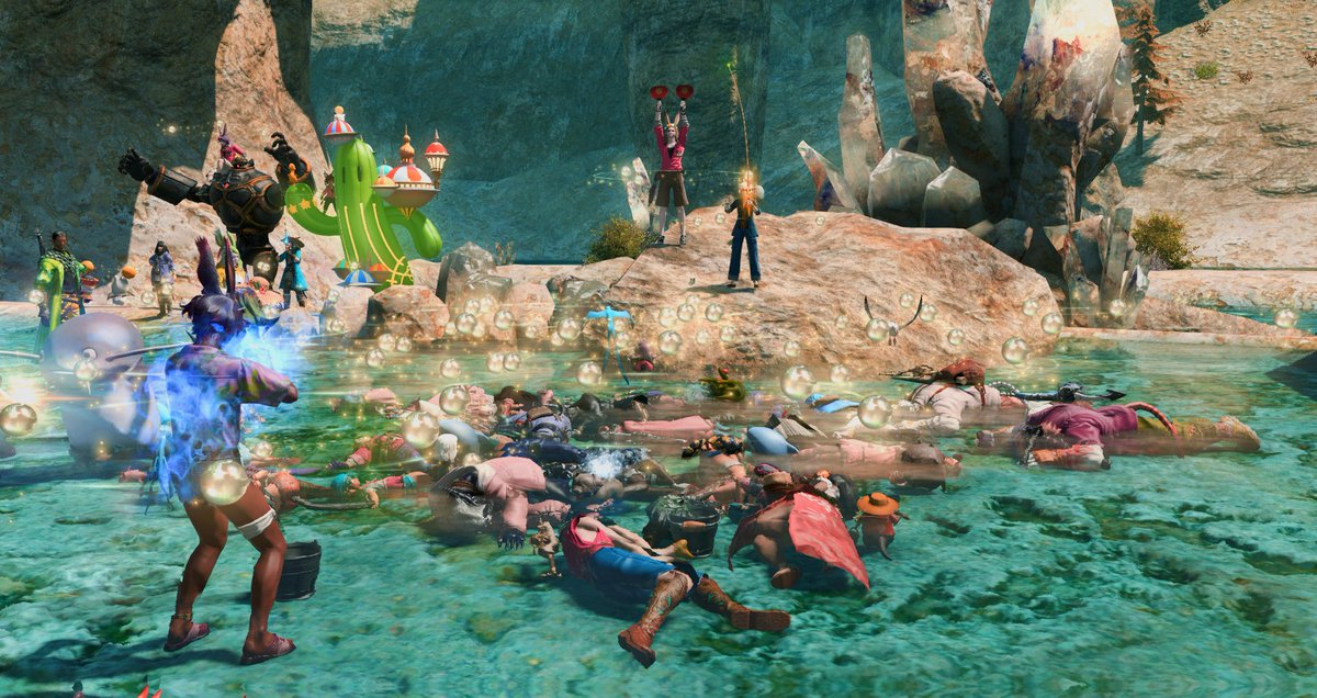 feroxxiv's tweet photo. Really hope to see more events like this in the future! Thanks @EorzeanMuseums and @fisherfruity for making it possible! And happy fishing to all taking part in the event! ❤️🦐
#FFXIV #fishpride https://t.co/Jyn7vqWf6l