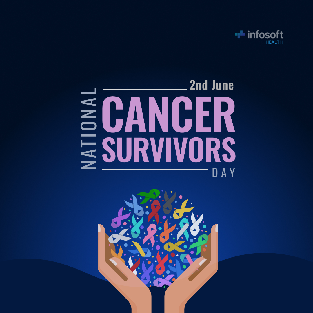 InfosoftHQ's tweet photo. 🌟 Celebrating Strength, Hope, and Resilience 🌟
On this National Cancer Survivors Day, Infosoft Health honors the incredible journeys of all cancer survivors. 
#NationalCancerSurvivorsDay #SurvivorStrong #HopeAndHealing #InfosoftHealth #CancerAwareness #CelebrateSurvivors https://t.co/TL8yo8e7rl