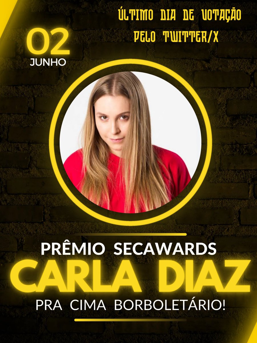 minasdadiaz's tweet photo. ✌Hoje é #DiazDeMutirão!
🤝Todas as borboletas e squads se apoiando pra mantermos a nossa ATRIZ 🦋@Carladiaz no topo das duas categorias.
⤵️
#CarlaDiaz #PerformanceFilme
#AMeninaQueMatouOsPais #FilmeNacional
#Secawards https://t.co/lrBYG1sjkb