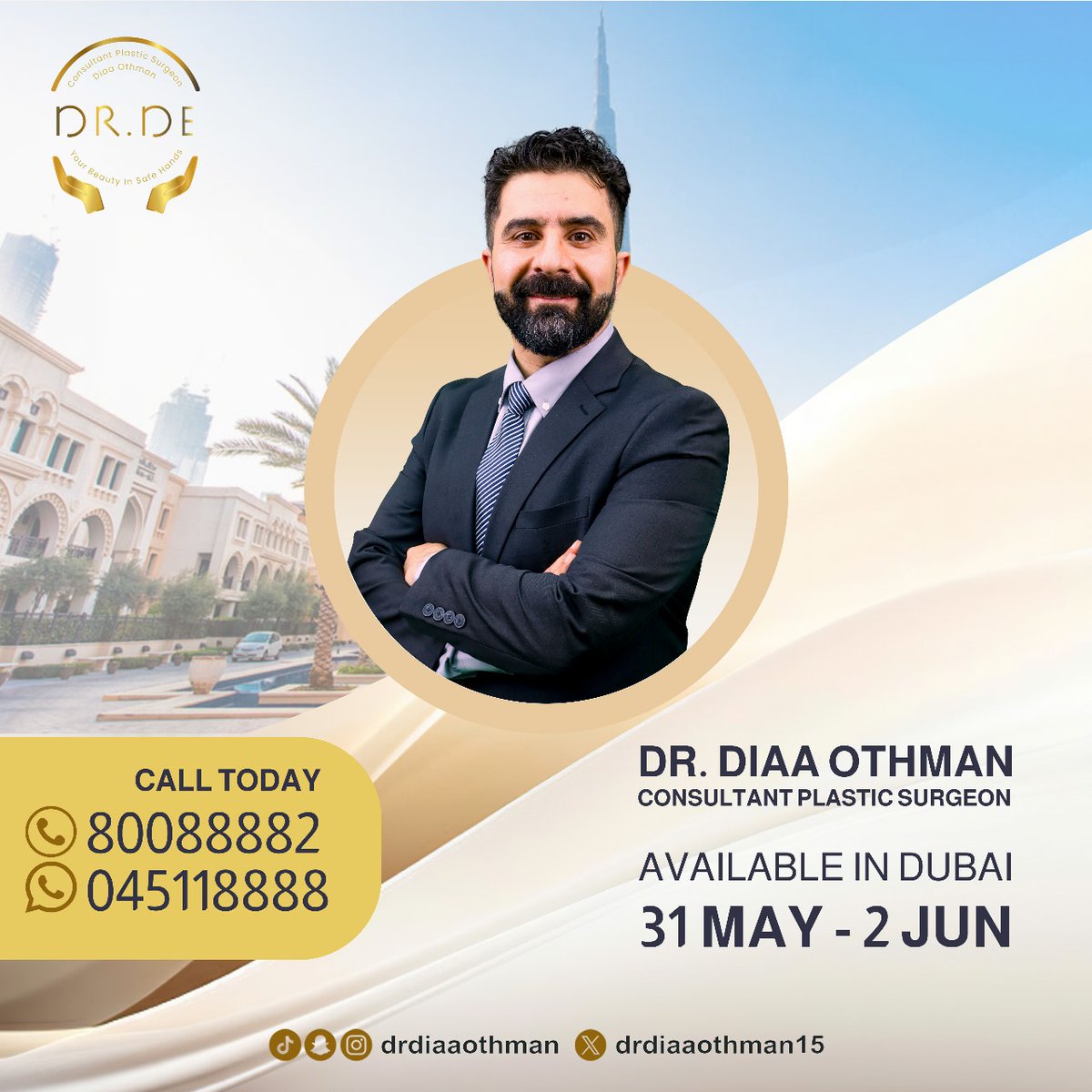 drdiaaothman's tweet photo. د.ضياء عثمان في #دبي
للحجز والاستفسار : 0550811894 https://t.co/YGdhRhMqMi