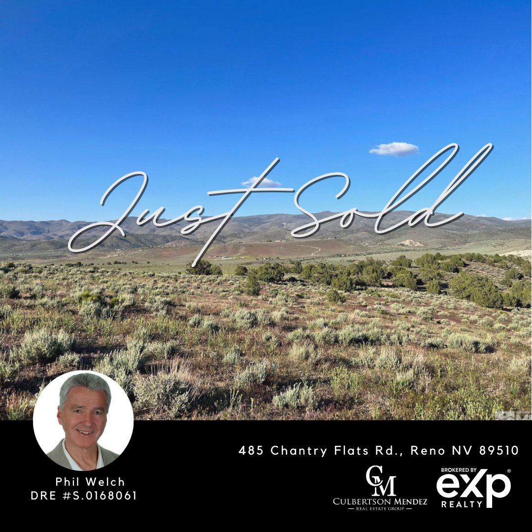 SOLD! Congratulations Phil Welch and clients for closing on your beautiful piece of property in Reno, NV.

#culbertsonandgraygroup #culbertsonandgray #realtor #realestate #justsold #sold #brokeredbyeXprealty #exprealtyproud #expproud