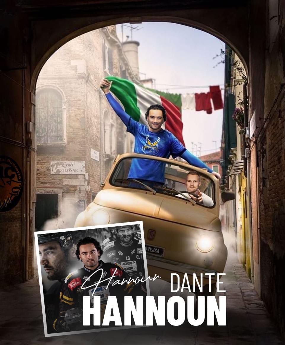 🟡🔵Novou posilou nášho tímu sa stal útočník Dante Hannoun. 25-ročný útočník má za sebou 3 výborné sezóny v talianskom klube <a href="/hcpustertal/">HC Falkensteiner Pustertal</a> v uplynulom ročníku nastúpil do 50 zápasov, v ktorých dosiahol bilanciu 10 gólov a 26 asistencií. V roku 2022 štartoval na svetovom šampionáte