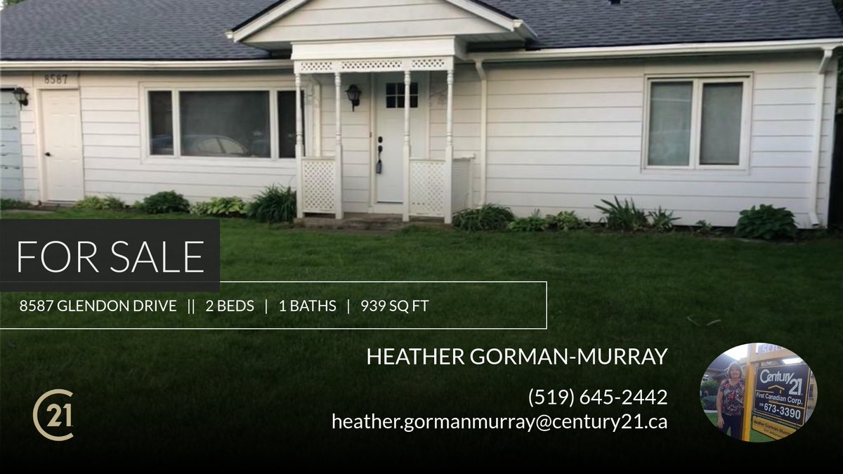 HeatherGorman4's tweet photo. Looking for a new home? This listing could be the one! Please don't hesitate to reach out with any questions! You can reach me at (519) 645-2442.

Heather https://t.co/5XHOVVlUQD https://t.co/JqPm8IyDzs