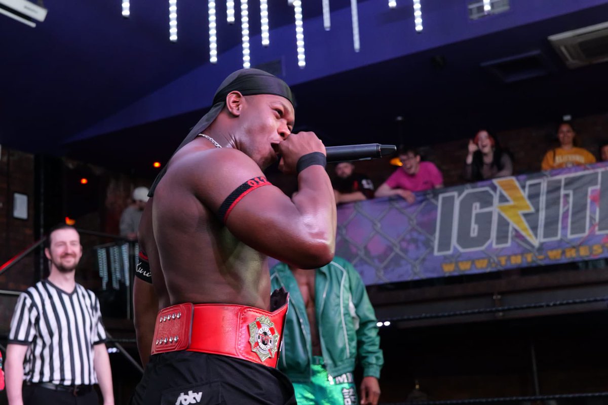 TNTExtremeWres's tweet photo. 🧨🔥Main Event Time! 

@DEREISS_ takes on @Kurothekidd for the ULTRA X TNT Championship. 

After his victory last night can the hype become a reality with a victory over the  #NewGoldStandard of British Professional Wrestling Man Like Dereiss? 

#TNTignition https://t.co/pWusN9g5Ot