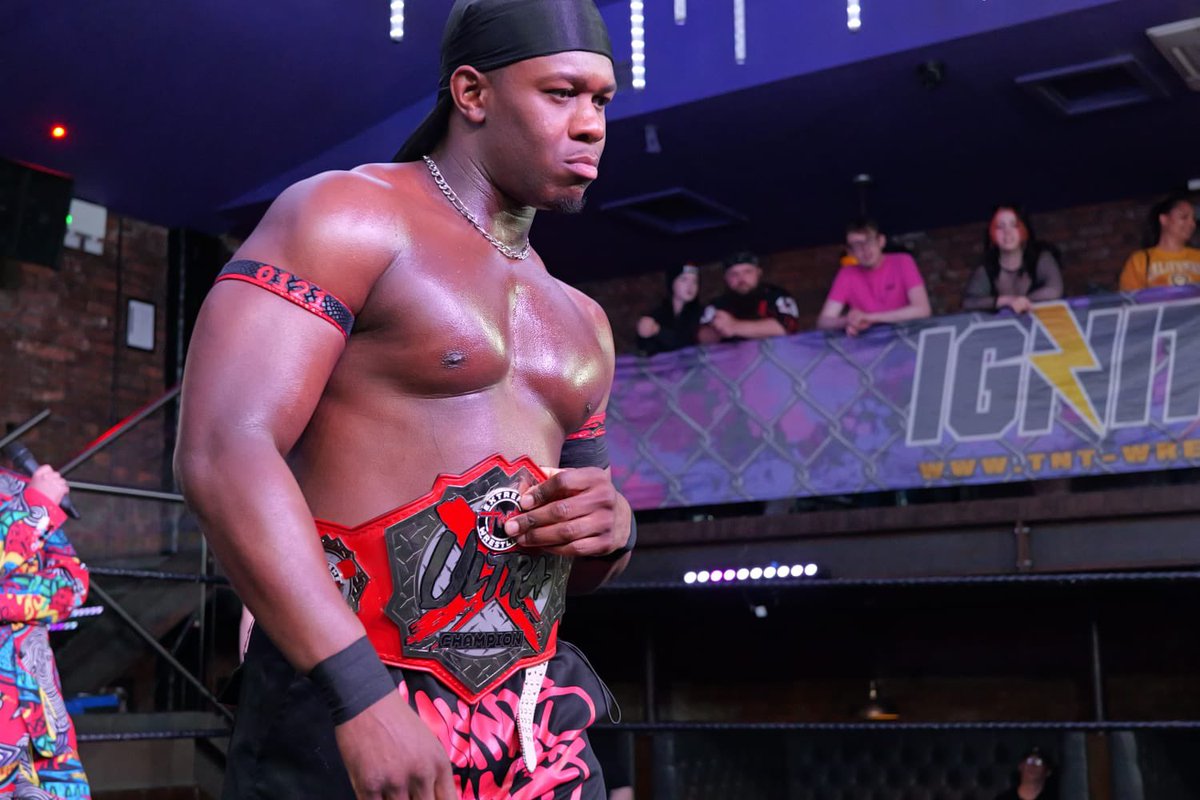 TNTExtremeWres's tweet photo. 🧨🔥Main Event Time! 

@DEREISS_ takes on @Kurothekidd for the ULTRA X TNT Championship. 

After his victory last night can the hype become a reality with a victory over the  #NewGoldStandard of British Professional Wrestling Man Like Dereiss? 

#TNTignition https://t.co/pWusN9g5Ot
