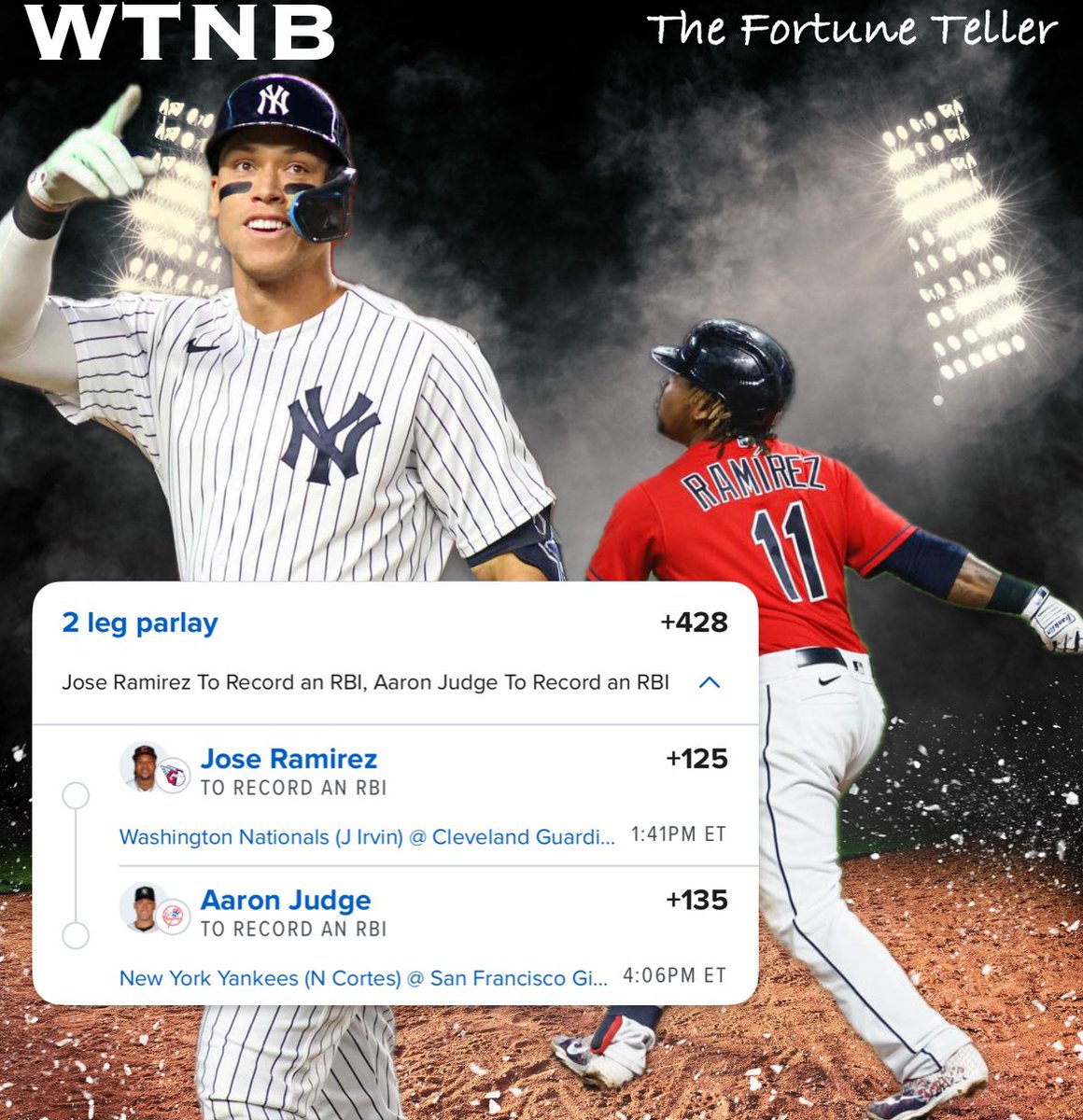 FortuneToldYa's tweet image. Gonna give my premium picks for my channel out for the free.99 today! Just for the love of the game! 
check out @WhatsTheNextBet 
#GambingX #FreeSlips