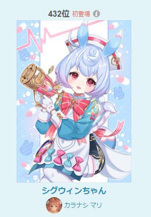 「5/31のpixivデイリーランキングで432位だったそうです。ありがとうござい」|カラナシ マリのイラスト