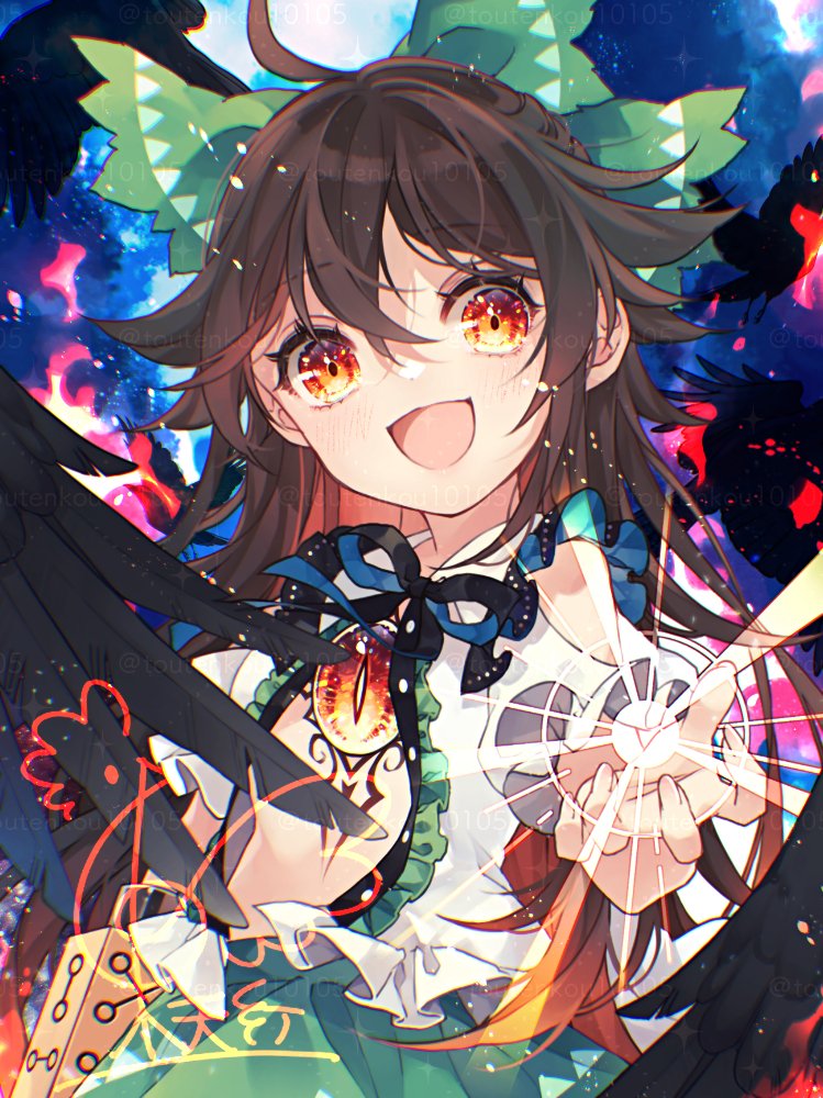 霊烏路空 「熱かい悩む神の火、霊烏路空 #東方Project 」 霊烏路空 「熱かい悩む神の火、霊烏路空 #東方Project 」