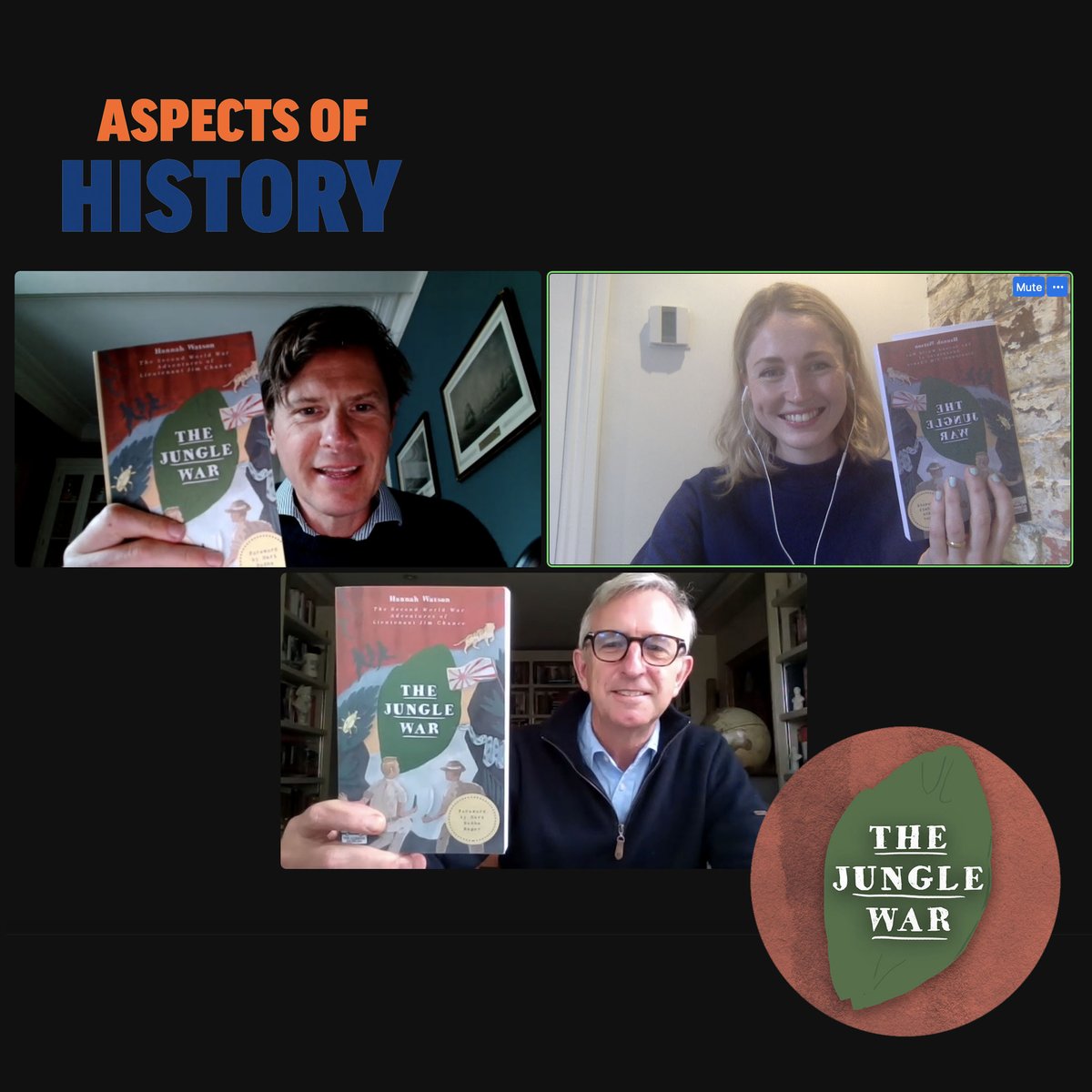 Thank you to Ollie at <a href="/AspectsHistory/">Aspects of History</a> for hosting me and The Jungle War’s fact-checker extraordinaire <a href="/robert_lyman/">Robert Lyman 🇺🇦</a>  to talk all things #BurmaCampaign. It was the book’s 1st podcast outing &amp; what an enjoyable one it was!

Set to be out on 12 June.
#historypodcast #ww2history
