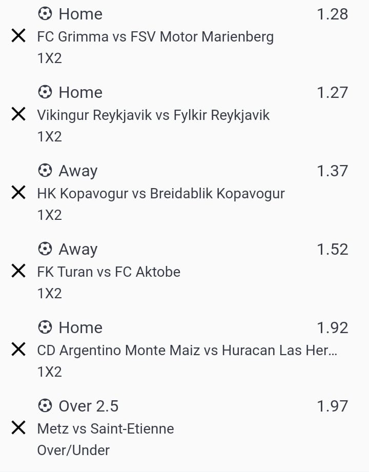 jaysoccertips's tweet photo. 24F725 sportybet 12 odd ticket 3

9F92E5D sportybet ticket 3 under 2.5FT version

follow me to get more 10 odd tickets https://t.co/G35iiVQvos