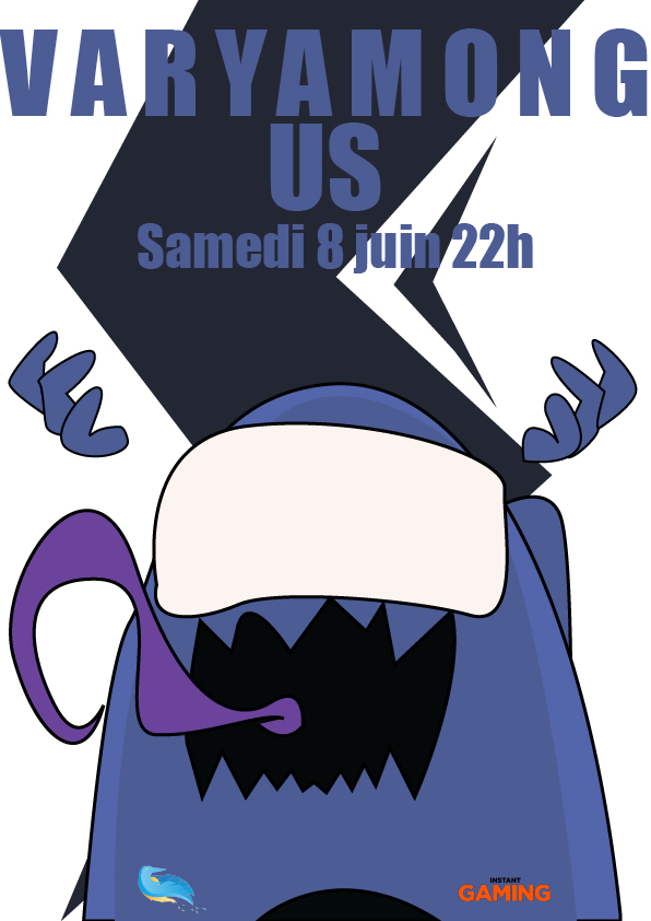 📷 Annonce Événement ! Rejoignez-nous pour une soirée Among us le SAMEDI 8 Juin à 22H ! 📷 Venez nombreux pour une nuit de meurtres et de fun !  inscription sur le discord : discord.gg/gKhY4XuGfH #discord #loupgarou #Jeu #jeux #murder #esport #esportnews #varya #soirée