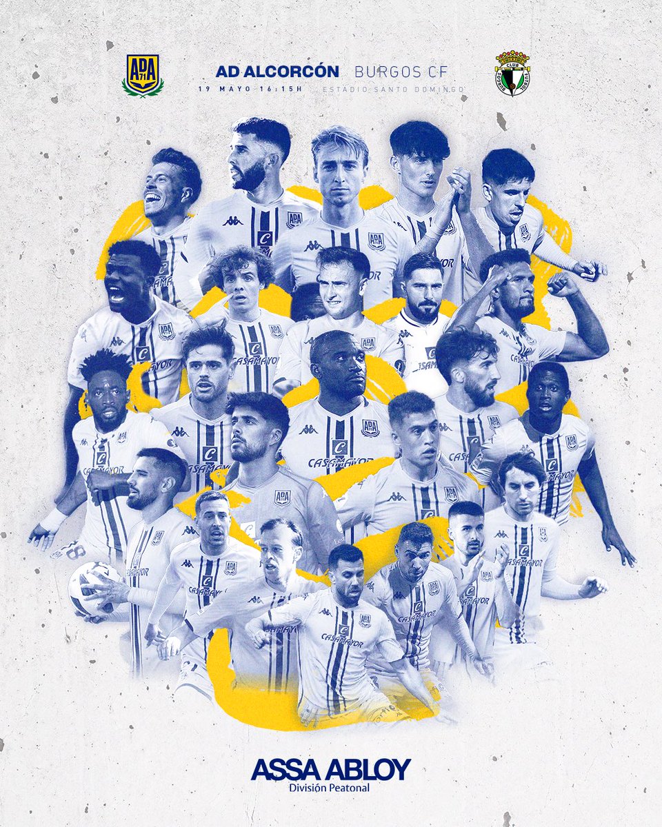 Último partido en casa de la temporada

💛

#AlcorcónBurgosCF
#LaLigaHypermotion