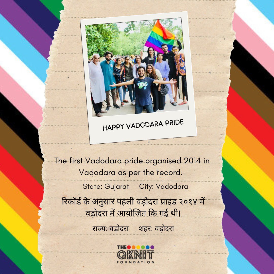 Happy Pride Vadodara! 🌈🌈🌈

#qknitfoundation #theqknit #queer #happypride #pride #vadodara #lgbtqia #lgbtq #pridemonth #june #happypridemonth #queer #queerpride