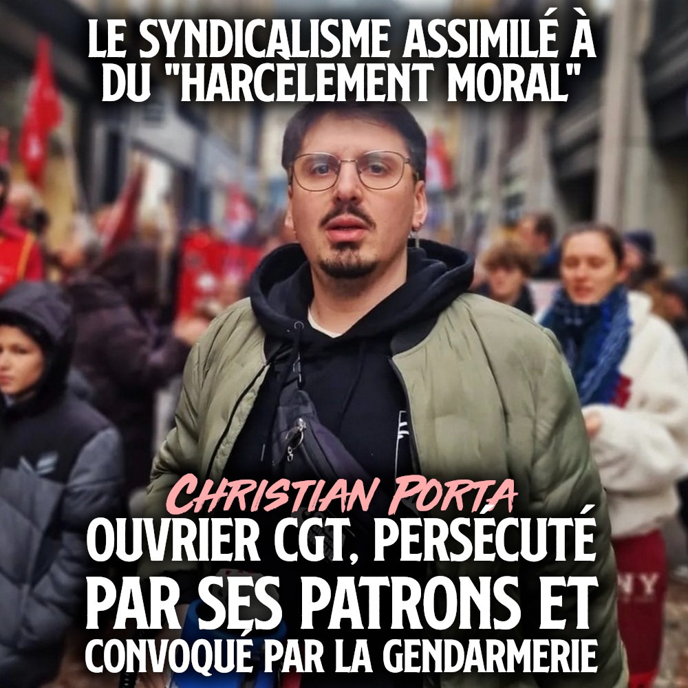 ContreAttaque_'s tweet photo. CHRISTIAN PORTA : SYNDICALISTE PERSÉCUTÉ PAR UN GÉANT DE L'AGRO-INDUSTRIE

- La multinationale InVivo tente désespérément de se débarrasser du délégué syndical et sa section CGT -

#StopDictaturePatronale 1/2 ⤵️ https://t.co/4KXBA8GBvu