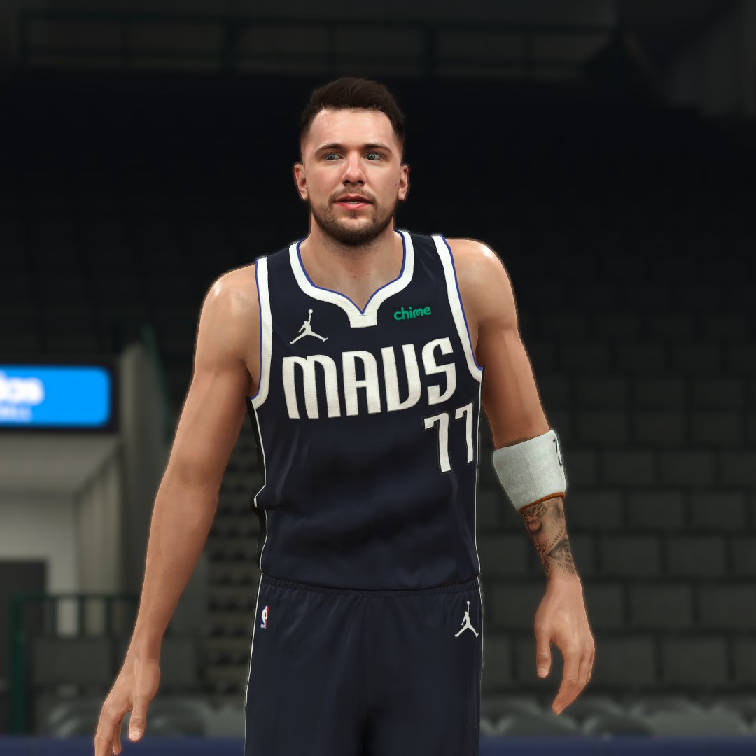 BojanredstarMod's tweet photo. LUKA DONCIC | NBA 2K23-24 🔥
Face & tattoo.
Dallas Mavericks
- new left shoulder tattoo
- two hairstyles
- custom armband
#nba2k23 #nba #euroleague #2k #nba2k #2kmods #modding #cyberface #dallas #dallasmavs #OneForDallas #MFFL #basketball #kosarka #gaming 🎮 🏀 https://t.co/SFqXElNQTJ
