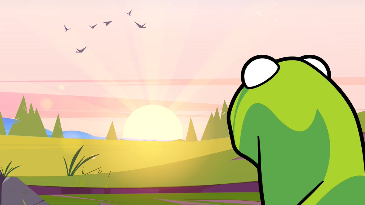 a new day for $KERMIT, and also our first week since we went live. we're not tadpoles anymore; we're serious frogs

$PEPE, we'll follow your path 🐸🤝