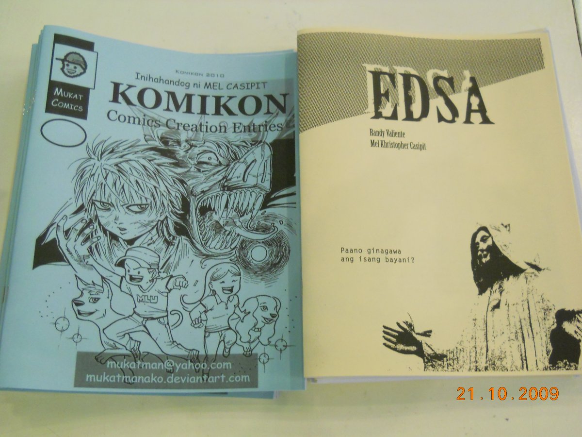 Ito yung mga binebenta kong Indie Komiks noong 2009. 

#komiksLife