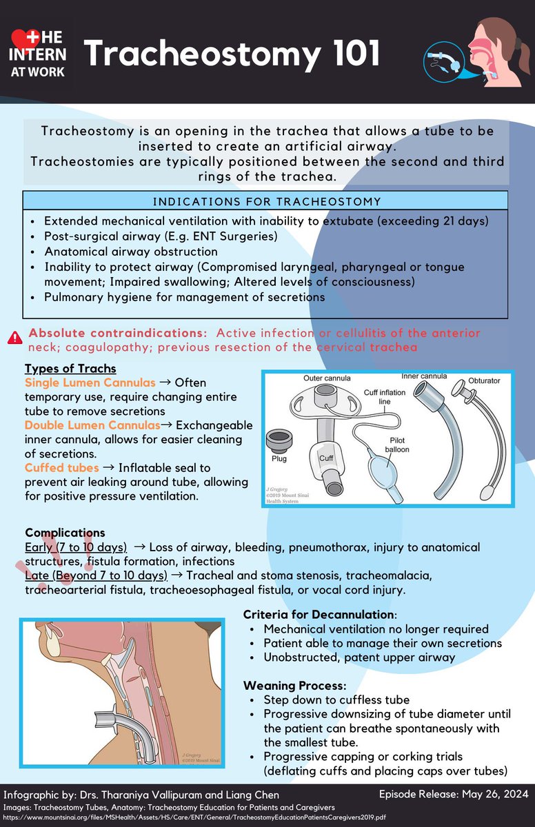 Tracheostomy 101 <a href="/InternAtWork/">The Intern At Work</a> #MedX