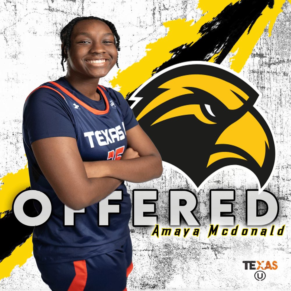 Amaya McDonald 2026 (@amayamc2026) on Twitter photo After a great call yesterday I’m extremely grateful for the opportunity to play and continue my education <a href="/SouthernMissWBB/">Southern Miss Women's Basketball</a> . Thank you <a href="/CoachMcNelis/">Joye Lee-McNelis</a> and <a href="/CoachBDW/">Coach Brooks Williams</a> for the scholarship offer. Can’t wait to learn more about your program!
<a href="/TXUBasketball/">Texas U</a> <a href="/braswell_gbball/">Lady Bengal BB</a> After a great call yesterday I’m extremely grateful for the opportunity to play and continue my education <a href="/SouthernMissWBB/">Southern Miss Women's Basketball</a> . Thank you <a href="/CoachMcNelis/">Joye Lee-McNelis</a> and <a href="/CoachBDW/">Coach Brooks Williams</a> for the scholarship offer. Can’t wait to learn more about your program!
<a href="/TXUBasketball/">Texas U</a> <a href="/braswell_gbball/">Lady Bengal BB</a>