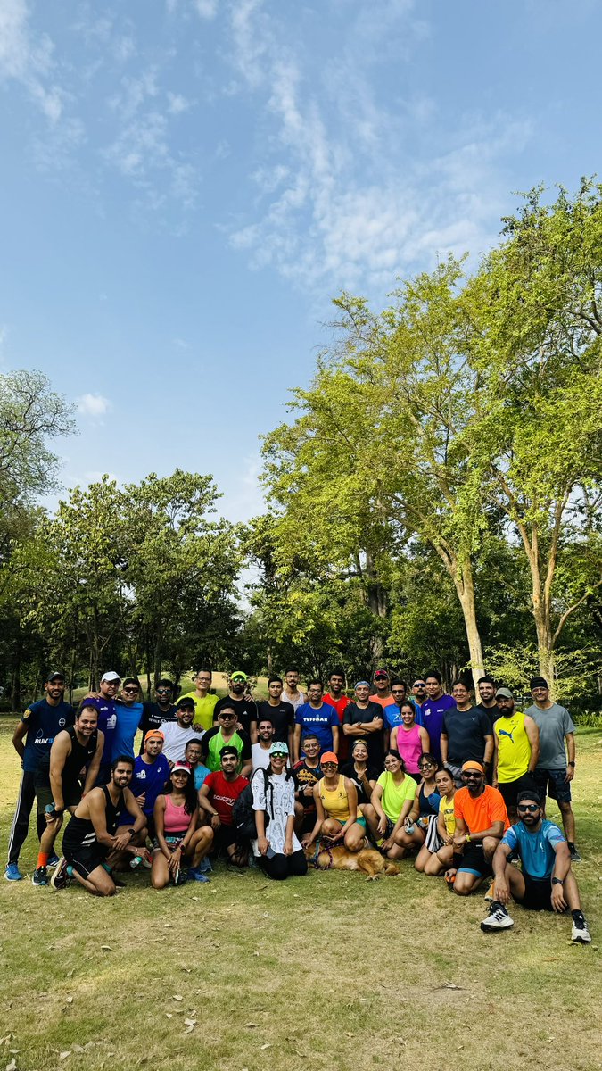 defaultrunner's tweet photo. My Sunday morning was better than yours ! #tribegoals #sunday #running #runnergirl #runwithreeti #community https://t.co/3B5iwczFfg
