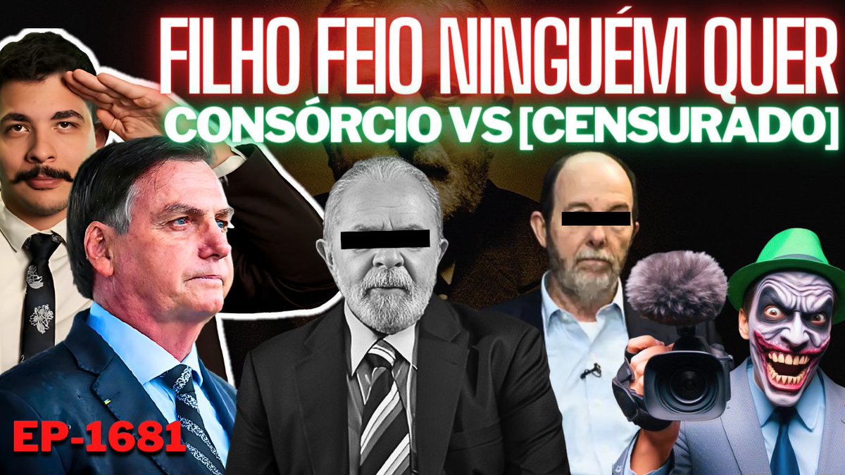 kimpaim's tweet image. ADEUS LULA: Filho FEIO Ninguém Quer + Consórcio vs [CENSURADO] + Disputas em SP EXPÕE Fragilidades.
youtu.be/Ex0WgIge3Qc