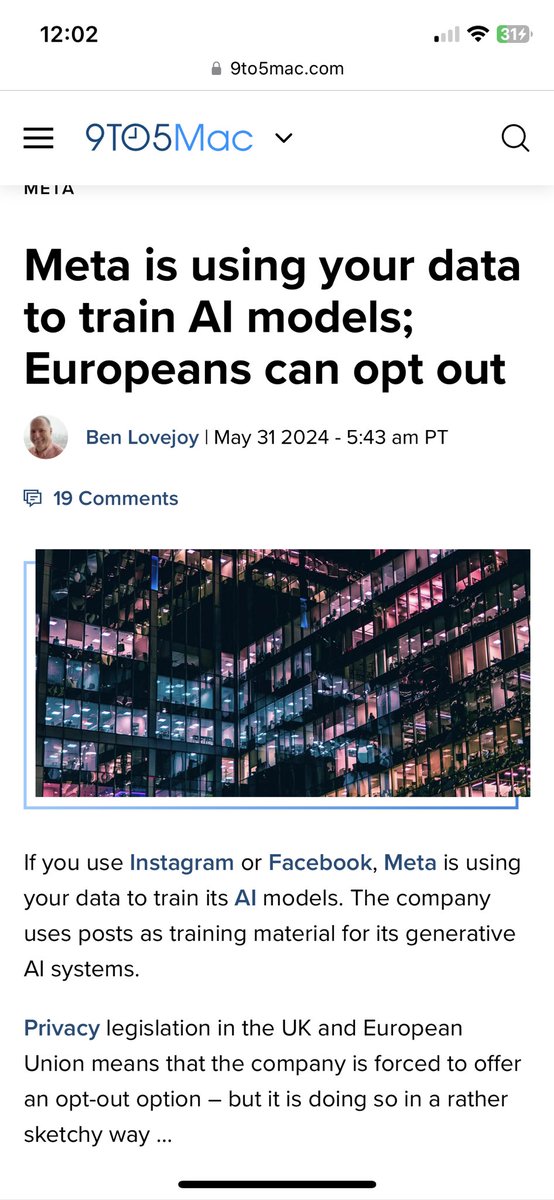 HOMIClDALQUEEN's tweet photo. meta sta modificando l’informativa privacy per usare i nostri dati per il training della sua IA; fortunatamente siamo in europa e possiamo opporci a questa procedura così ⬇️

diffondete il più possibile (e sopratutto inoltrate la procedura ai vostri amici artisti!!) https://t.co/7V95tpDzi0