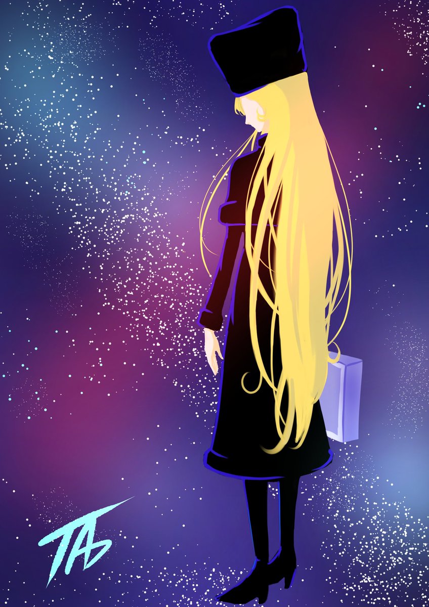 メーテル イラスト #銀河鉄道999 時々いきなりメーテルを描きたくなります今日はすでに」|