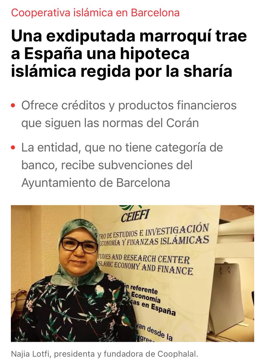 Pere_Catalonia's tweet image. Això no és cap novetat i fa anys que els Bancs ofereixen #Hipoteques sense tipus d'Interès per a #Musulmans.
1) Compren un pis a un preu total a anys vista,amb els interessos inclosos, i uns pagaments fixes.
2) Paguen un lloguer elevat "x anys" i es fa canvi de nom.
#MIFIDII