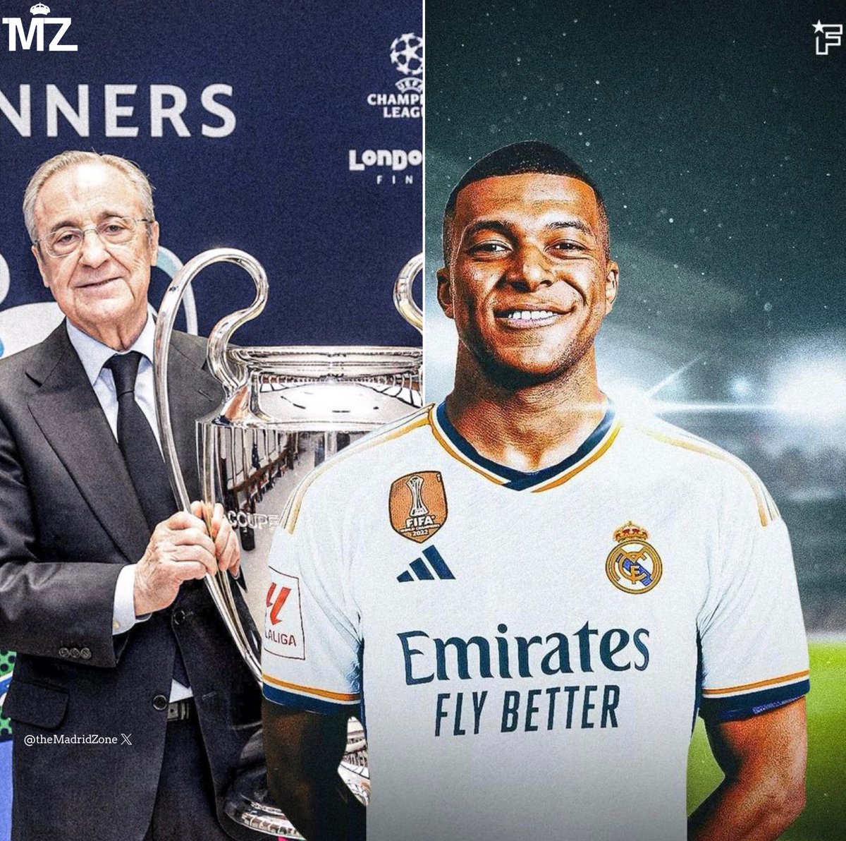 Imagine winning the 15th Champions League trophy and then 12 hours later getting 'Here We Go' on Kylian Mbappé.

This is Real Madrid, the best run football club in the world - thank you Florentino Perez. 👑