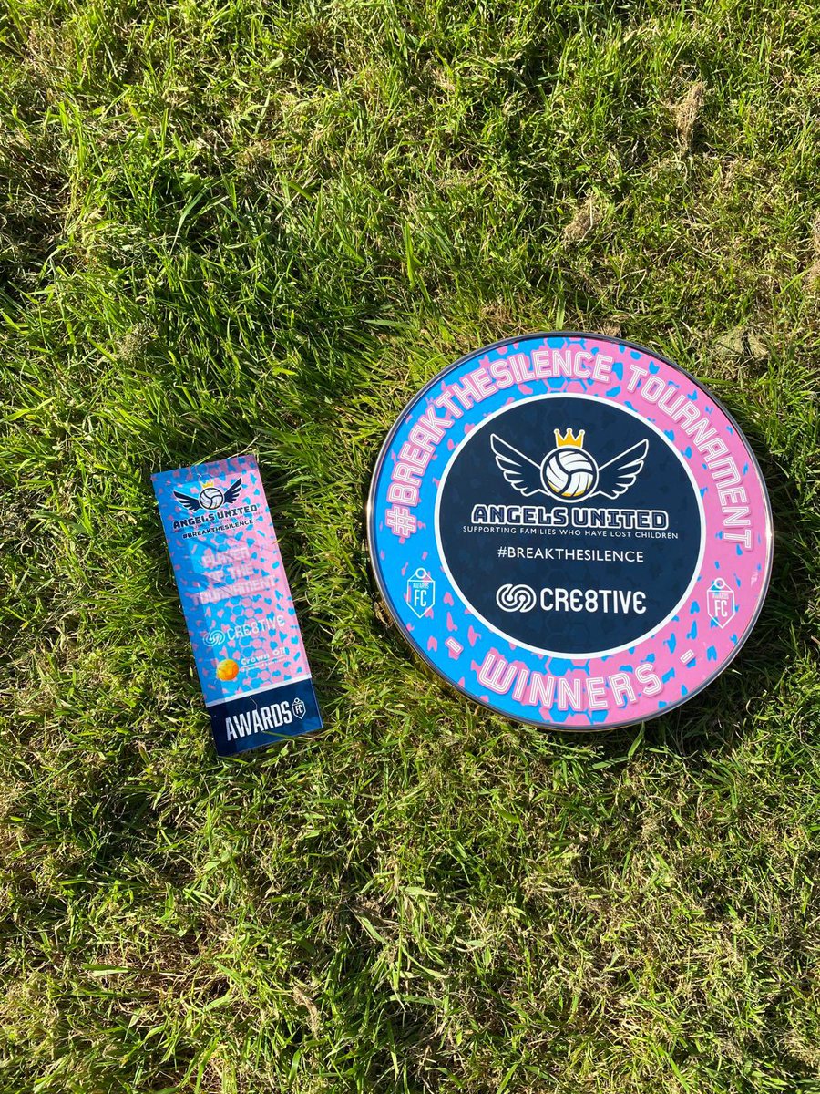 princey_prince's tweet photo. . @hollysheartsuk Champions of the #BreakTheSilence tournament hosted by @AngelsUnitedFC 🏆

2-0 down in the final to then win on pens was incredible. The fat cat in goal getting Player of the Tournament🧤

A big thanks to those putting on the shirt to play in memory of Holly 💖 https://t.co/UfH5TmveRs