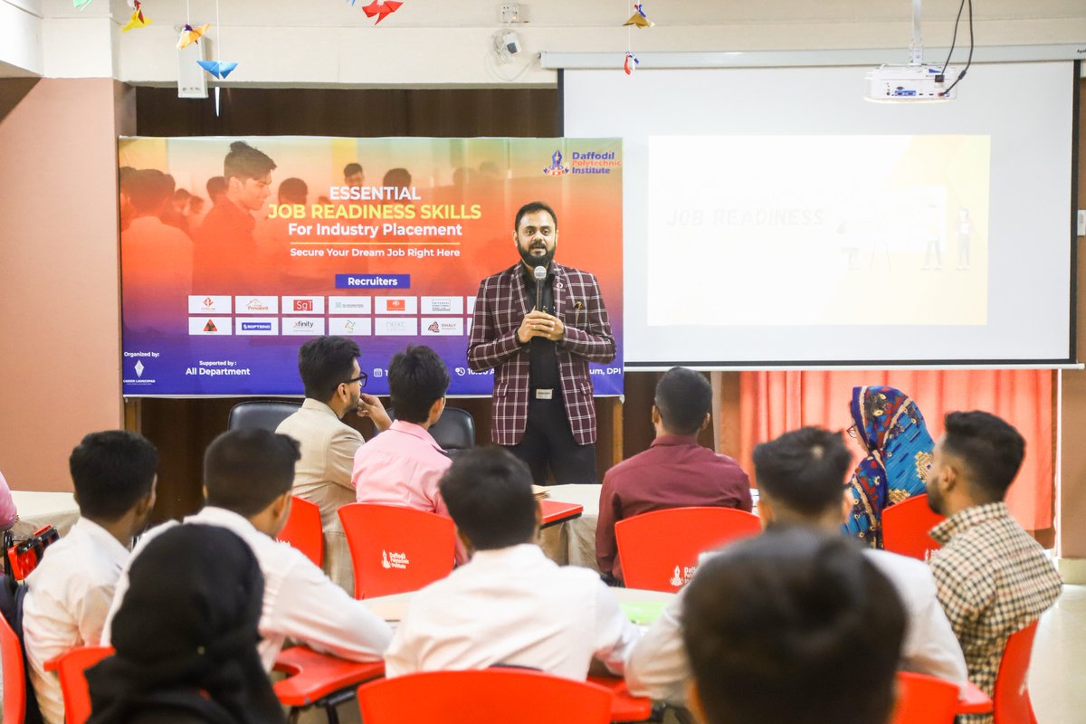 eshikhon's tweet image. চাকুরি প্রদানে ইশিখন অংশগ্রহণ করে ড্যাফোডিল পলেটেকনিকের Career LaunchPad কর্তৃক আয়োজিত "𝗘𝘀𝘀𝗲𝗻𝘁𝗶𝗮𝗹 𝗝𝗼𝗯 𝗥𝗲𝗮𝗱𝗶𝗻𝗲𝘀𝘀 𝗦𝗸𝗶𝗹𝗹𝘀 𝗳𝗼𝗿 𝗜𝗻𝗱𝘂𝘀𝘁𝗿𝘆 𝗣𝗹𝗮𝗰𝗲𝗺𝗲𝗻𝘁" এ ।

#eshikhon #daffodilpolytechnic #DiplomaEngineering #CareerReadiness #CareerPlanning