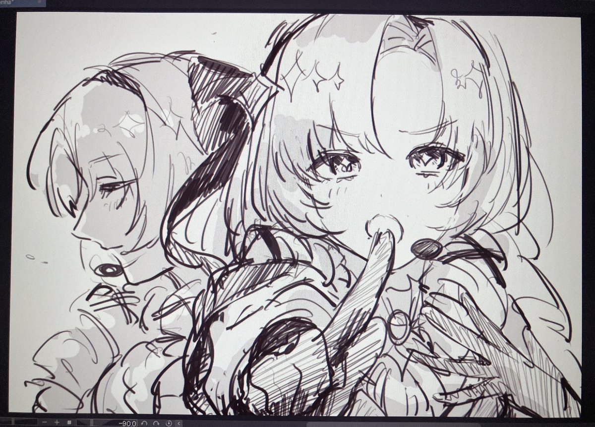 液タブ借りて遊んでた!!楽しい!!
(色々ごちゃ混ぜ) 